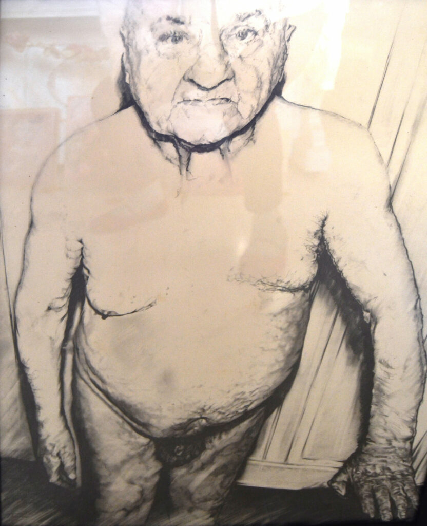 Surnommé "Jésus" Crayon mine de plomb, année 1985,